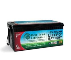 Eco Tree Lithium 12V 320AH HD  Higher Discharge (200 amps) Battery