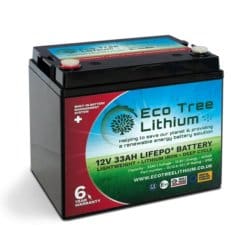 Eco Tree Lithium 12V 33AH  Battery