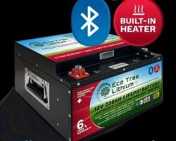 Eco Tree Lithium 12V 230AH  Special Under Seat Case Battery